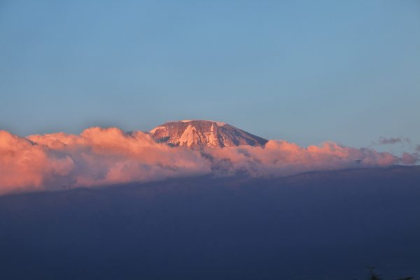 Mount kilimanjaro at sunset, Tanzania